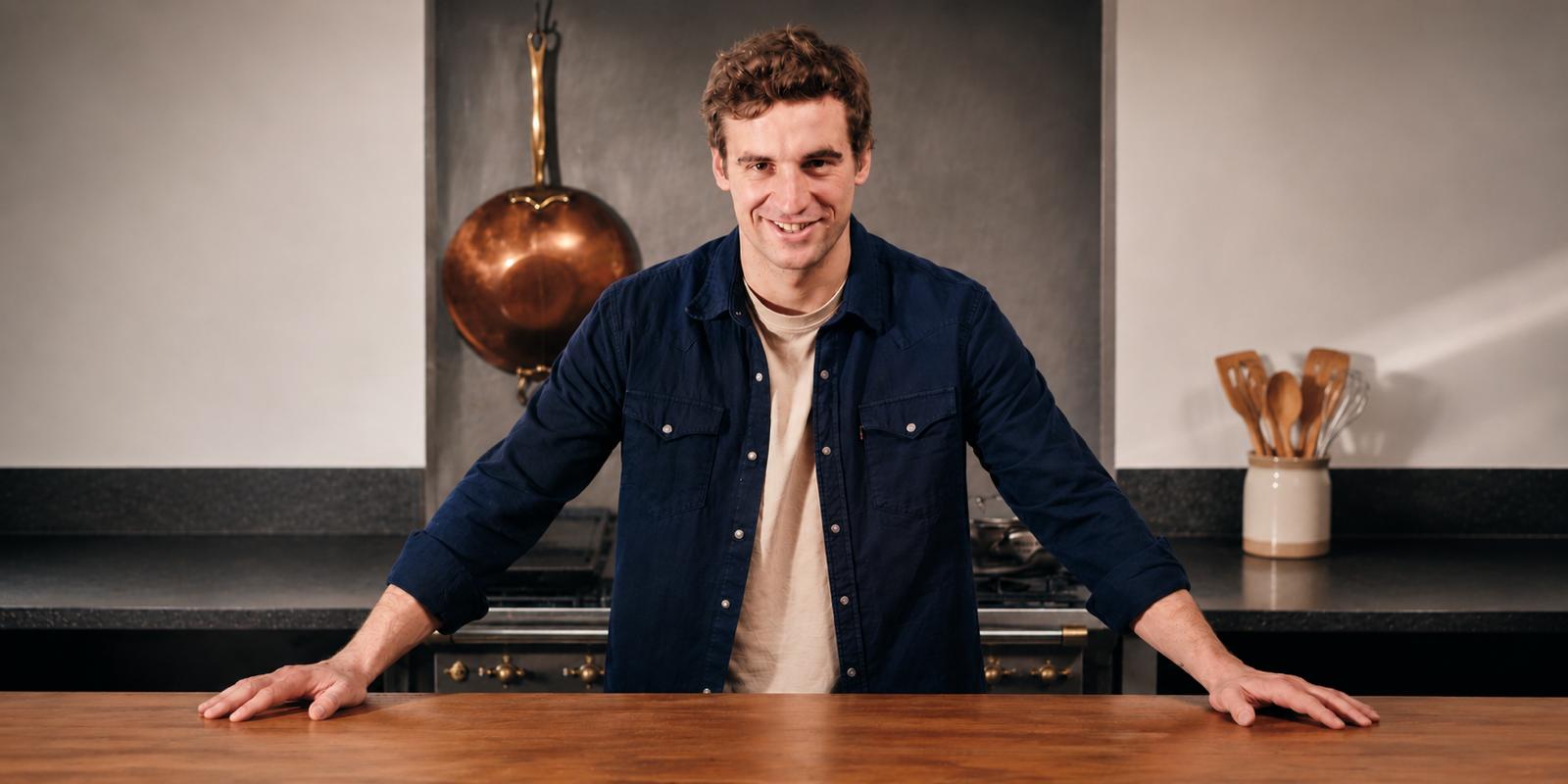 Matthieu Payet-Godel en cuisine